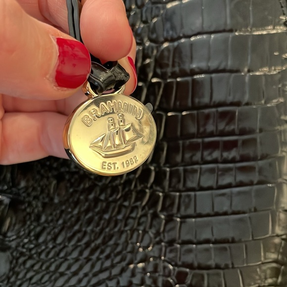 NWOT Brahmin Georgina Black Melbourne - Picture 5 of 7